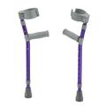 Inspired By Drive Pediatric Forearm Crutches, Wizard Purple Pair - Large fc300-2gp